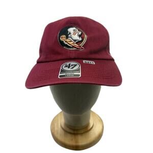 47 Brand Florida State Seminoles Fitted Hat Franchise FSU Garnet Unisex Size L